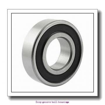 6 mm x 17 mm x 6 mm  skf W 606 Deep groove ball bearings