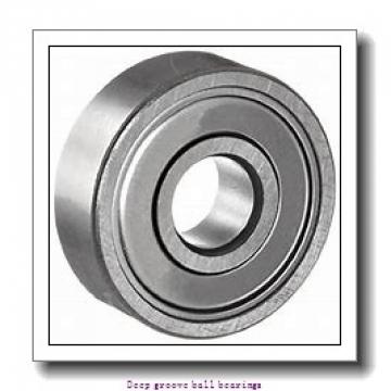 4 mm x 13 mm x 5 mm  skf W 624 Deep groove ball bearings
