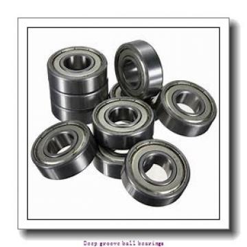 9.525 mm x 22.225 mm x 7.142 mm  skf D/W R6-2RZ Deep groove ball bearings