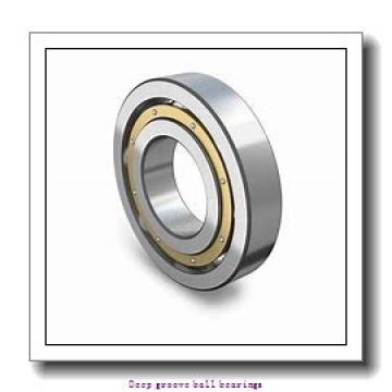 10 mm x 30 mm x 9 mm  skf W 6200 Deep groove ball bearings