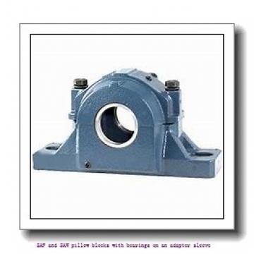 skf SAW 23544 x 7.1/2 TLC SAF and SAW pillow blocks with bearings on an adapter sleeve
