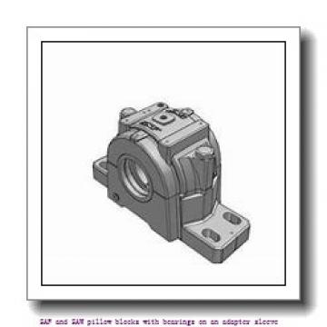 skf SSAFS 22520 x 3.3/8 SAF and SAW pillow blocks with bearings on an adapter sleeve