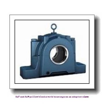 skf SAF 22515 x 2.3/8 T SAF and SAW pillow blocks with bearings on an adapter sleeve